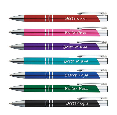 Kugelschreiber mit Gravur Beste(r) Mama, Papa, Oma, Opa